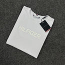 Camiseta Tommy Hilfiger Branca Masculina Malha Importada