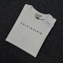 Camiseta Calvin Klein Off White Masculina Malha Importada