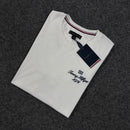 Camiseta Básica Tommy Hilfiger Branca Masculina Malha Importada