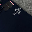 Camiseta Básica Tommy Hilfiger Azul Marinho Masculina Malha Importada