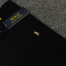 Camiseta Básica Ralph Lauren Preta Masculina Malha Importada