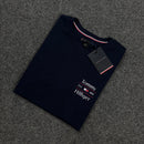 Camiseta Tommy Hilfiger Azul Marinho Masculina - Malha Importada