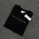 Camiseta Calvin Klein Preta Masculina Malha Importada