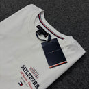 Camiseta Básica Tommy Hilfiger Branca - Malha Egípcia