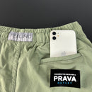 Shorts Sarja Elastano Verde Claro Masculino