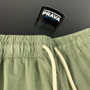 Shorts Sarja Elastano Verde Claro Masculino
