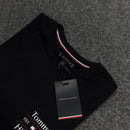 Camiseta Tommy Hilfiger Preta Masculina - Malha Importada