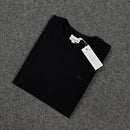 Camiseta Básica Lacoste Monocromática Preta Masculina Malha Importada