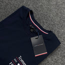 Camiseta Tommy Hilfiger Azul Marinho Masculina - Malha Importada