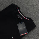 Camiseta Básica Tommy Hilfiger Preta Masculina - Malha Importada