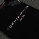 Camiseta Tommy Hilfiger Preta Masculina - Malha Egípcia