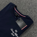 Camiseta Básica Tommy Hilfiger Azul Marinho Masculina Malha Importada