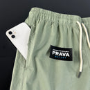 Shorts Sarja Elastano Verde Claro Masculino