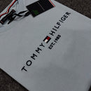 Camiseta Tommy Hilfiger Azul Bebê Masculina - Malha Egípcia