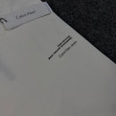 Camiseta Básica Calvin Klein Branca Masculina Malha Importada