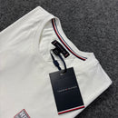 Camiseta Básica Tommy Hilfiger Branca Masculina Malha Importada