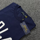 Camiseta Ralph Lauren Azul Masculina - Malha Egípcia