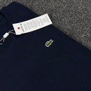 Camiseta Básica Lacoste Azul Marinho Masculina Malha Importada