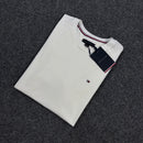 Camiseta Tommy Hilfiger Off White Masculina - Malha Importada
