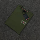 Camiseta Básica Tommy Hilfiger Verde Masculina - Malha Importada