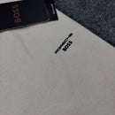 Camiseta Básica Porsche X Boss Bege Masculina Malha Importada