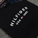 Camiseta Tommy Hilfiger Preta Masculina Malha Importada
