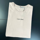 Camiseta Calvin Klein Bege Masculina Malha Importada