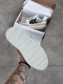 Tênis A.X Bege Masculino em Couro Legítimo